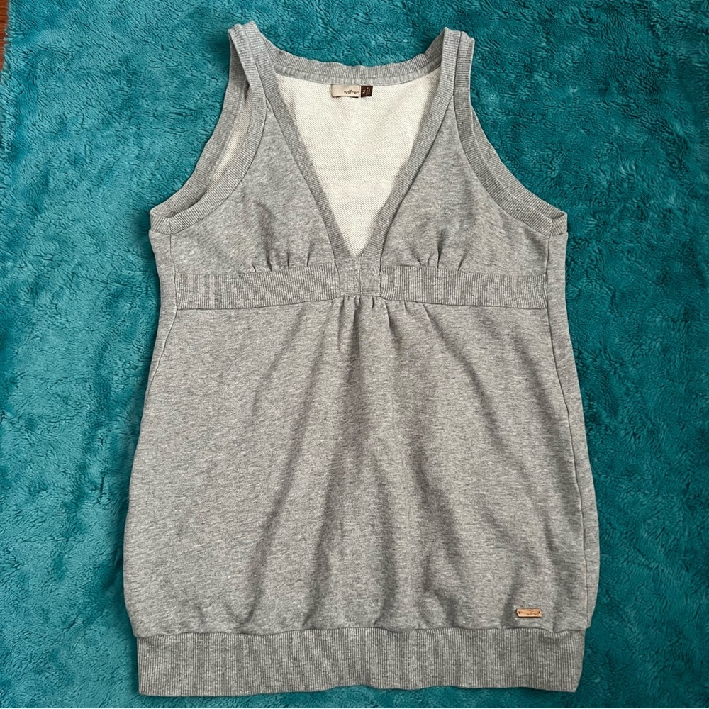 Aritzia Wilfred Gray Tank Top - Size Medium
